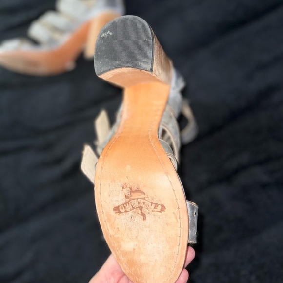 Freebird Silver Studded Sandals - Picture 2 of 10